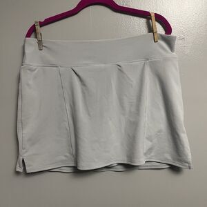 adidas Climacool Golf Skort Gray Women's L Pockets Moisture Wicking